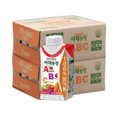 파스퇴르 유기농 야채농장ABC 200ML 40입, 40개