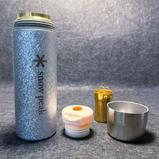 Snow Peak 戶外覆鈦保溫杯 燜茶水杯, 如圖所示, 1個