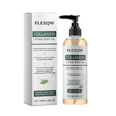 FLEXQW 膠原蛋白緊緻身體護理油 滋潤乾燥肌膚, 1個, 產品不在國內銷售，國內流通請勿