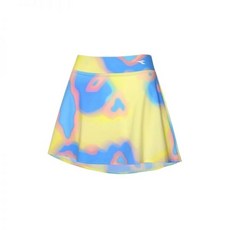 국내매장판 디아도라 테니스 퍼포먼스 그래픽 스커트 PTN YELLOW 553704