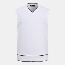 레노마골프 남성 앞판 우븐 믹스 니트 베스트 RMSVM1206-101