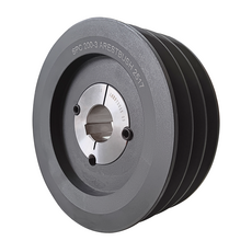 錐套式三角皮帶輪 SPC180 3G, 黑, 1個