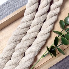 CRB 002 탐나요 순면 가방 끈 로프 손잡이 파우치, 1개, 20mm