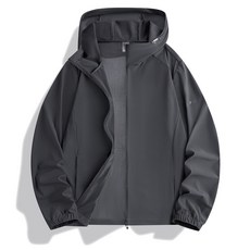 夏季防曬上衣 女防紫外線 戶外原紗冰絲涼感防曬服外套, 男款-深空灰,女款XL【57.5-62.5公斤】, 1個