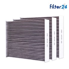 KGM 액티언/쿠페 J120 24.8- 에어컨필터 활성탄 YCSS12 3개 SET [미세먼지/냄새흡착], 1세트