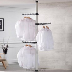 HOMEAVE 1단 폴 옷걸이 행거 38mm 원룸수납