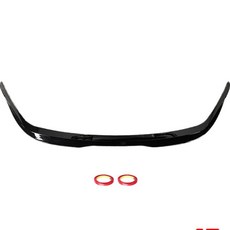 리어 스포일러 플라스틱 카본 패턴 스포츠 백 스틱 온 설치 상단 확장 디플렉터, 5. C 2021 black, 기본