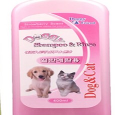 살림마켓 도기프랜드 도기 샴푸&린스 400ml 반려견샴푸, 1개