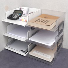 해숨라이프 타워 시스템 트레이 3단 시스템트레이와이드, 투명