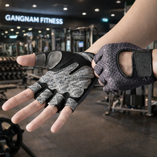 다브온픽 굳은살 미끄럼방지 헬스 장갑, 1개, 회색