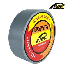 테스크 수출용(국내산) 덕트테이프 덕테이프 50MM X 50M 일반형 SILVER, 1개