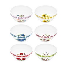 [포트메리온] 보타닉가든 에칭 국공기(대접) 14cm (6컬러중 1개랜덤발송), 1개, 랜덤발송