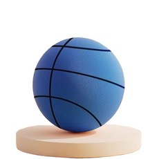 靜音拍打海綿球 7號兒童專用室內運動玩具, 網袋裝靜音籃球線款藍色18cm, 1套