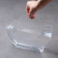 홈담 라이스페이퍼 꽂이 월남쌈 물그릇, 투명, 1개