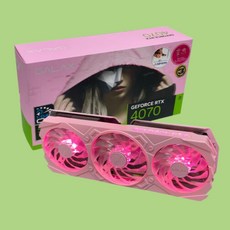 갤럭시 GALAX 지포스 RTX 4070 EX GAMER PINK OC D6X 12GB