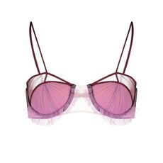 낸시도자카 패널 세미 시스루 브라