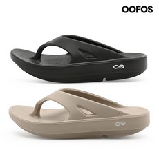 공식 우포스 오리지널 리커버리 쪼리 플립플랍 블랙 노마드 2종