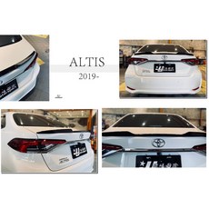 傑暘國際車身部品 ALTIS 12代 19-22年 M款 亮黑 尾翼, 1個