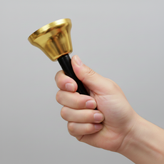 소요상점 테이블 탁상 종 핸드벨, 골드, 1개