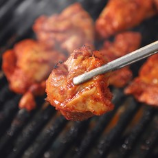 [한솔닭갈비] 통닭다리로 만든 순살 닭갈비 600g x 4팩 (총2.4kg), 단품, 4개