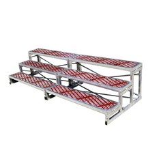 이동식 무대용 계단 작업장 배풍기 안전봉 냄새제거, 1개, 미끄럼 방지 플레이트 및 2겹의 방벽