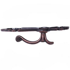 메탈 커튼 태슬 타이백 미니 벽걸이 고리 레드 브론즈, 1개