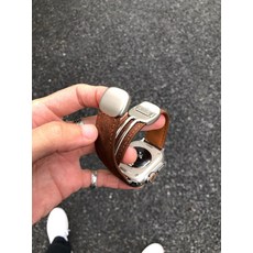 울트라3 S11 가죽 스트랩 자석 겨울 호환 마그네틱 밴드 시계줄, Ultra 49mm, 브라운