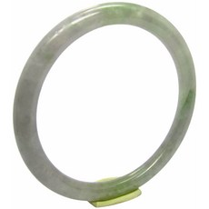 小樂 翡翠手鐲 圓骨鐲 叮噹灰 淡紫 A貨 (手圍17.3號 內徑54.3mm V650), 1個