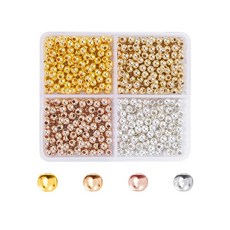 4칸 스페이서 비즈부자재 200pcs 400pcs 구슬 스페이서 비즈공예 스트랩, 1개, 4칸 비즈부자재 #16