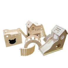 햄스터 하우스 대저택 은신처 by 햄스펫, 디럭스룸 구조물만, 1개