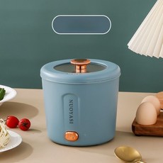 NUOYASI 110V 迷你電煮鍋 電火鍋, 110V藍色單鍋