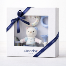 <백화점 정품 선물포장> 압소바 프리미엄 딸랑이세트 백화점 출산선물 백일선물 국민딸랑이, 1개, 혼합