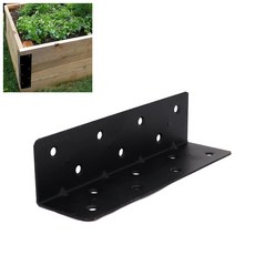 아이베란다 L자 블랙 꺽쇠 코너 브라켓 연결철물 40x160mm, 1개