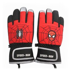 MARVEL漫威 童款卡通造型智能觸控手套 蜘蛛人款