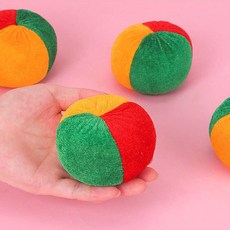 원형 천 오제미 오자미 콩주머니 던지기 오재미 놀이 단체 실내 체육 교구 박터트리기 체육대회 운동회, 1개