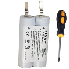 HQRP 필립스 노렐코 5821XL 5822XL 5825XL 5841XL 5842XL 5845XL 면도기/면도기 플러스 스크루 드라이버와 호환되는 배터리, HQRP 필립스 노렐코 5821XL 5822XL 582