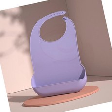 성인 방수 턱받이 가벼운 실리콘 환자 어른 어르신 노인 큰 턱받이, 블루 / 대형, 1개, 더캡툴 블루(대)