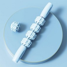 水滴按摩棒 肌肉放鬆器 滾軸, 1個, 天空藍 水滴按摩棒 四輪, 天空藍