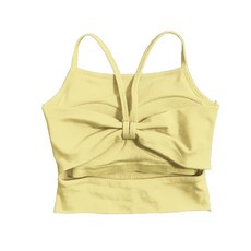 IFaith 露背交叉綁帶胸墊背心