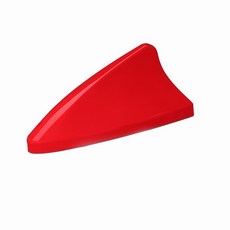 福斯鯊魚鰭天線汽車收音機天線，車用改裝裝飾強波天線，多車型適用, POLO風格紅【標準型】, 1個