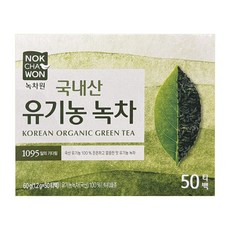 HOOT 녹차원 유기농 50티백 누구나좋아하는 그린티, 1.2g, 1, 50