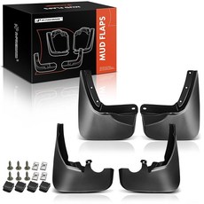 A-Premium 포드 익스플로러 2019 2020 2021 2022 2023 스포츠 유틸리티와 호환되는 머드 플랩 드릴 필요 없음 하드웨어 액세서리 포함 전면 및 후면, A-Premium 포드 익스플로러 2019 2020 2