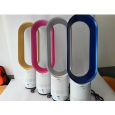 글로브픽 무풍선풍기 무풍 날개없는 서큘레이터 공기청정, 16인치 골드 버튼, 기본 색상