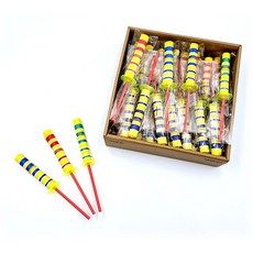 막대 종이 총 세트 길어지는 응원 도구 스틱 추억의장난감 어린이 학교 운동회 행사 단체 응원봉, 혼합색상 x 10개1세트, 1개