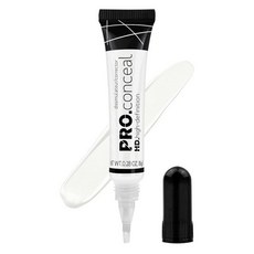 L.A. Girl Pro Conceal HD 컨실러 피치 코렉터 7.9g(0.28온스) 353719, 플랫 화이트 코렉터