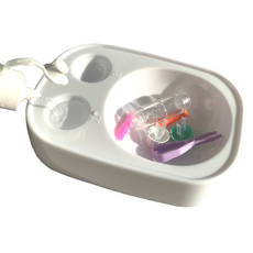 렌즈세척접시 렌즈세척통 렌즈 세척 하드 드림 소프트, 1개