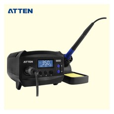 ATTEN安泰信 AT-989D數顯電焊台65W 防靜電烙鐵 焊槍 調溫電焊台 恆溫焊 電焊台 自動待機 休眠 110V, 1個, AT-989D