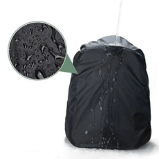 백팩 커버 아웃도어 우천 캠핑 가방 방수 커버 등산 여행, 블랙