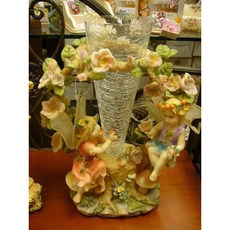 佳里House傢飾館 彩繪小天使花瓶 限量款