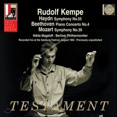 [CD] Rudolf Kempe 하이든: 교향곡 55번 / 베토벤: 피아노 협주곡 4번 / 모차르트: 교향곡 39번 (Haydn / Mozart: Symph...